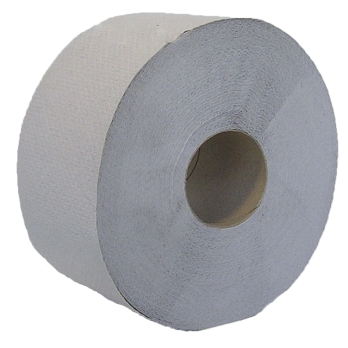 Макулатурная туалетная бумага для диспенсеров серая однослойная, ширина рулона по запросу, длина намотки по запросу