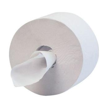 Туалетная бумага для диспенсеров из целлюлозы однослойная с центральной вытяжкой, длина намотки и ширина рулона по запросу