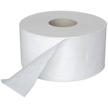 Целлюлозная туалетная бумага для диспенсеров двухслойная, длина 100м, ширина 85мм